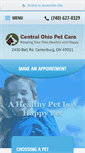 Mobile Screenshot of centralohiopetcare.com